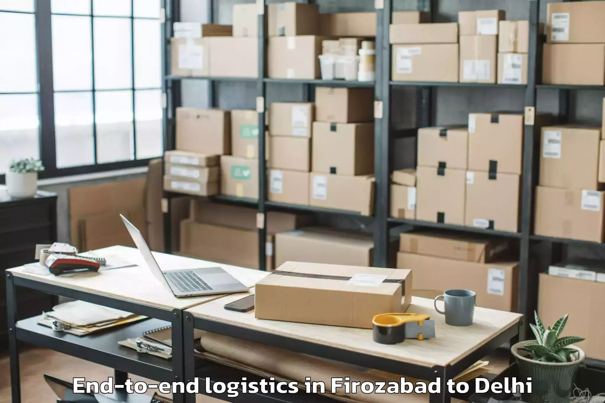 Professional Firozabad to East Delhi End To End Logistics